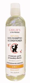 Carlies Ultra Premium Dog Shampoo & Conditioner, Mango Scent For Dogs 16 Ounce