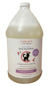 Carlies Ultra Premium Puppy Tearless Shampoo, Lavender Scent For Dogs  Gallon Groomer Bottle