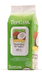 TROPICLEAN Wipes - Hypo 100ct