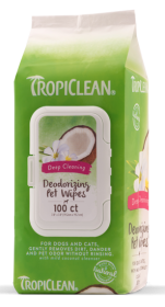 TROPICLEAN Wipes - Deep Cleaning 100ct