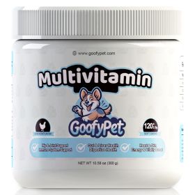 Multifunctional Supplements for Dogs - Glucosamine Chondroitin for Joint Support with Probiotics for Gut & Immune Health – Omega Fish Oil with Antio