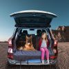 Dog Car Seat Cover Waterproof Scratchproof Pet Car Rear Protector Mat Pet Back Seat Hammock with 2 Door Slide Straps for Car Truck SUV