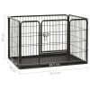 Puppy Playpen Steel 36"x23.2"x24"