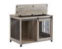 ONLY PICK UP Sliding Door Dog Cage with Partition for Two Puppies