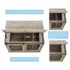 ONLY PICK UP Sliding Door Dog Cage with Partition for Two Puppies