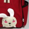 [Rabbit & Dog] 100% Cotton Canvas Shoulder Bag / Swingpack / Travel Bag