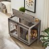 ONLY PICK UP Sliding Door Dog Cage with Partition for Two Puppies