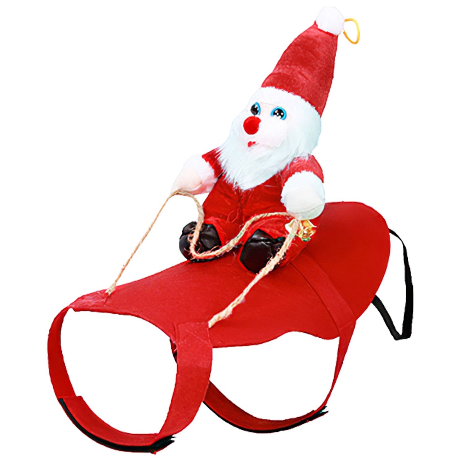 Pet Christmas Costumes Red Winter Coat for Dog Riding Santa Claus with Bell Clothes New Year Outfit Cosplay Costumes Party Dress Up For Cats Pet Christmas Costumes Red Winter Coat for Dog Riding Santa Claus with Bell Clothes New Year Outfit Cosplay Costumes Party Dress Up For Cats